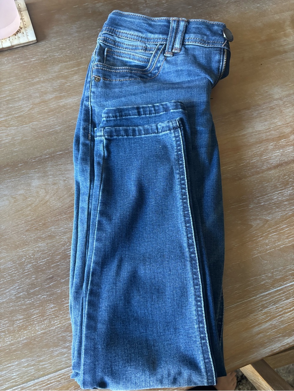 Democracy Women's Skinny Jeans in Blue Wash